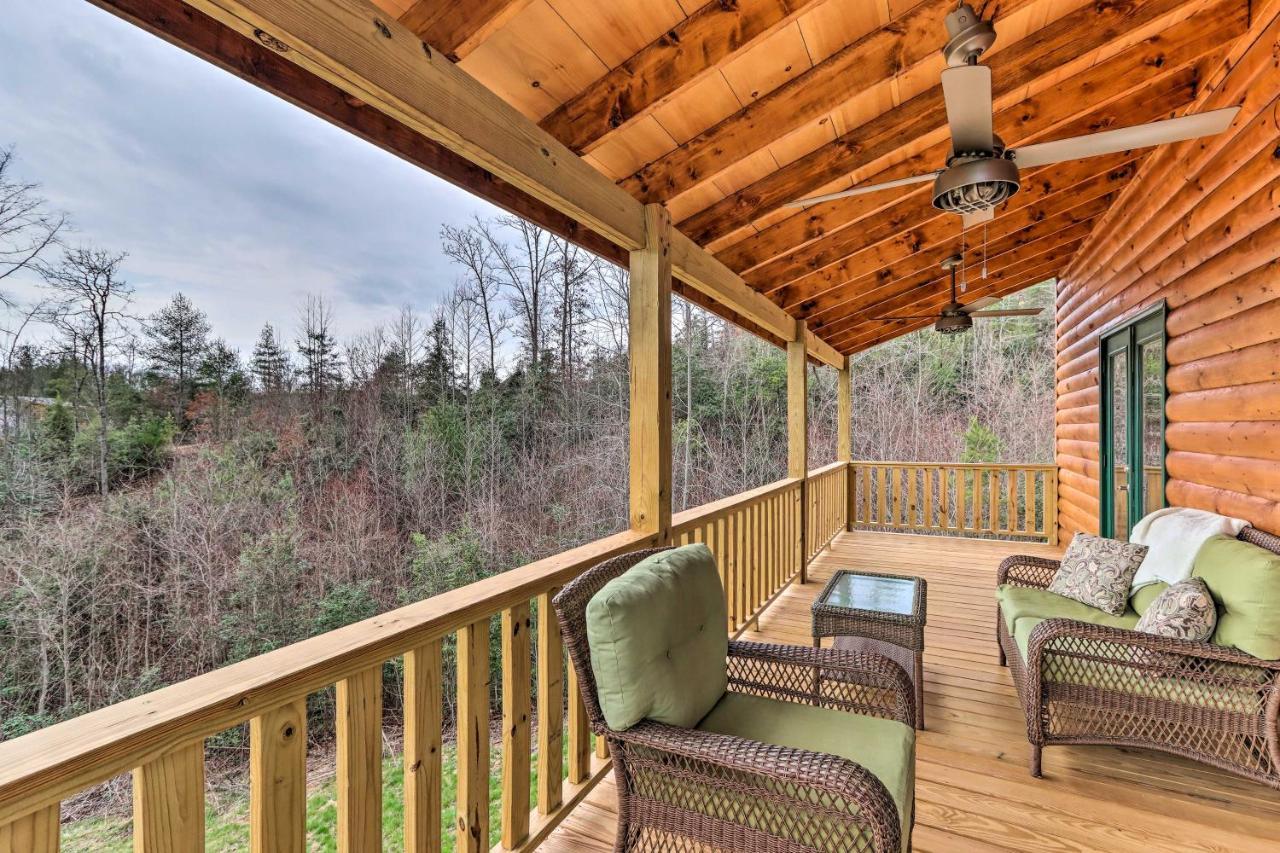 Cozy Mtn Cabin Spacious Deck And Forest Views! Murphy Exterior photo